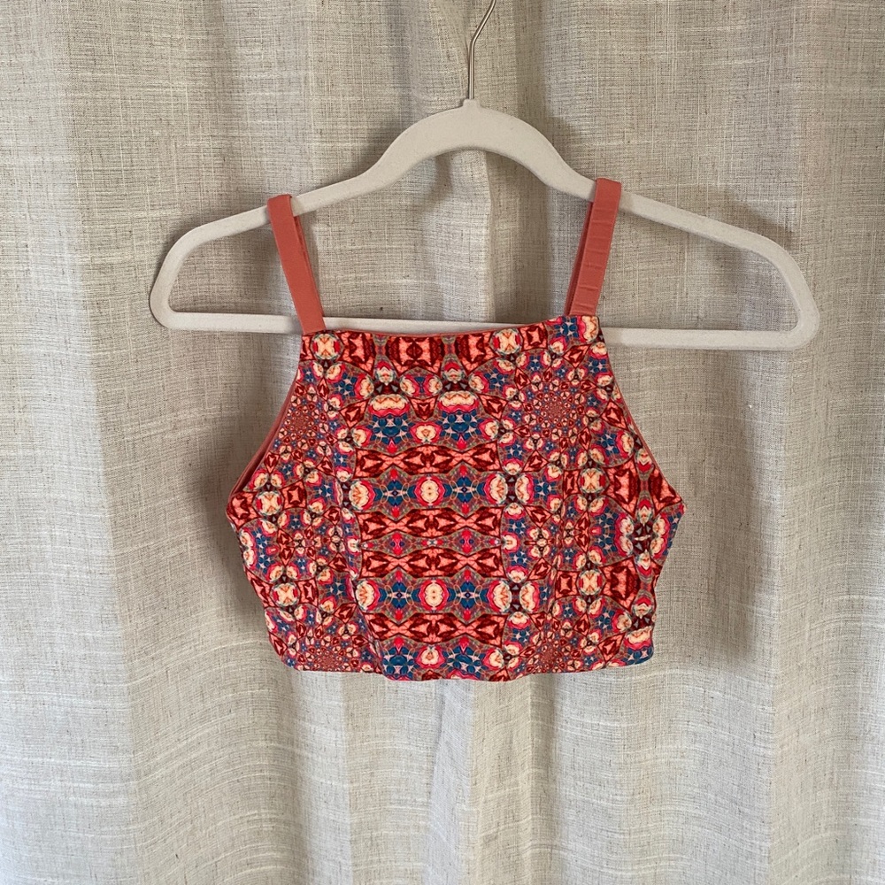 4 way reversible athletic crop top